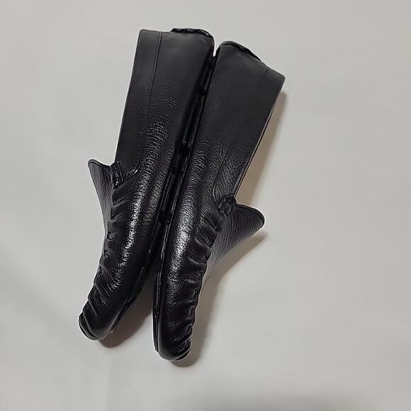 Cole Haan Grand OS Black Nubuck Leather Women's 7.5B Morgan Slipper Moccasin - Picture 13 of 13